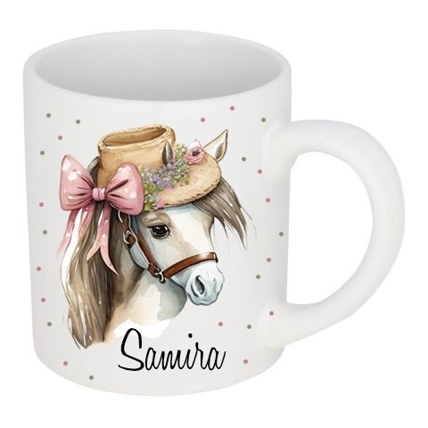 Keramik Tasse  Lustiges Pony